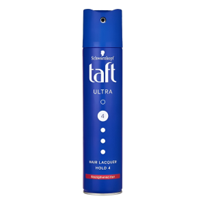 اسپری مو حالت دهنده و نگهدارنده نرمال ULTRA شماره 4 تافت taft رنگ آبی مدل Strengthened Hair