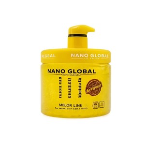 ژل موی مو فر حاوی اکتیواتور 500میل زرد نانوگلوبال NANO GLOBAL