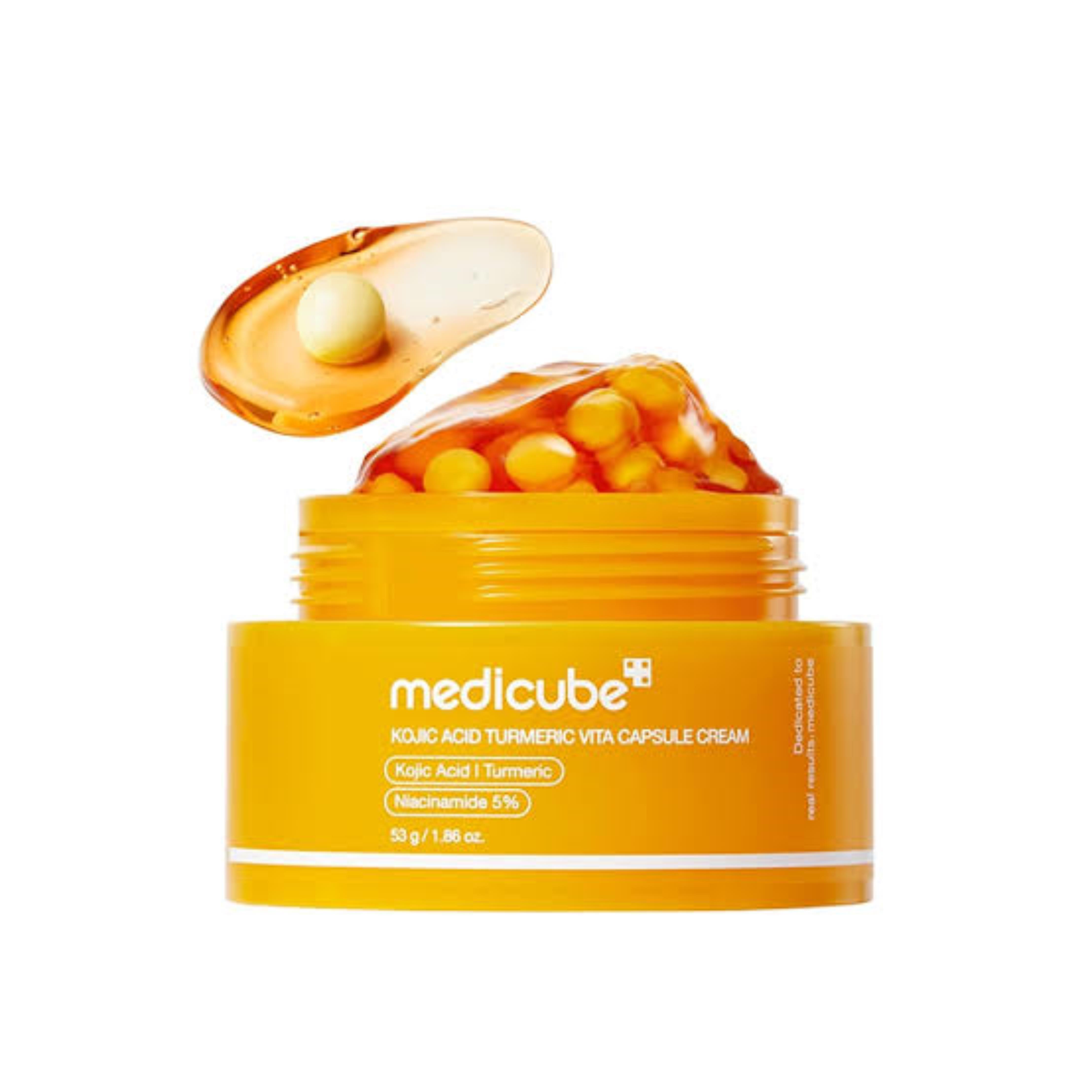 کرم کپسولی ضدلک و روشن کننده کوجیک اسید 53گرم مدیکیوب medicube KOJIC ACID TURMERIC