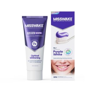 خمیر دندان ضدزردی 75میل میسویک MISSWAKE مدل Purple White