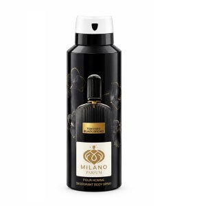 اسپری خوشبو کننده بدن مردانه 200میل میلانو MILANO رایحه بلک اورکید BLACK ORCHID