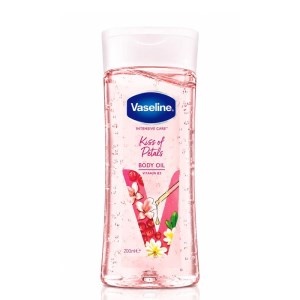 روغن بدن 200میل صورتی وازلین Vaseline مدل Kiss of Petals