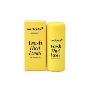 دئودورانت روشن کننده استیکی 83گرم مدیکیوب medicube رایحه وانیل و پسته مدل Fresh That Lasts