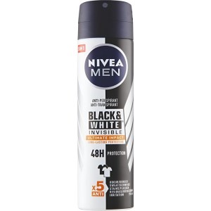 اسپری مردانه 150میل نیوا NIVEA مدل BLACK & WHITE INVISIBLE ULTIMATE IMPACT