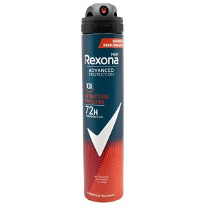 اسپری بدن 72h مردانه 200میل رکسونا Rexona مدل ANTIBACTERIAL PROTECTION