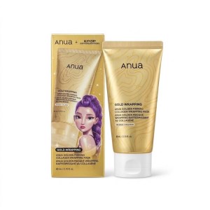 ماسک کلاژن سفت کننده و لیفتینگ 80میل آنوا Anua مدل GOLD WRAPPING