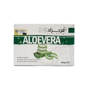وکس تخت قالبی گیاهی500گرمی آلوئه ورا فرحزاد FARAHZAD