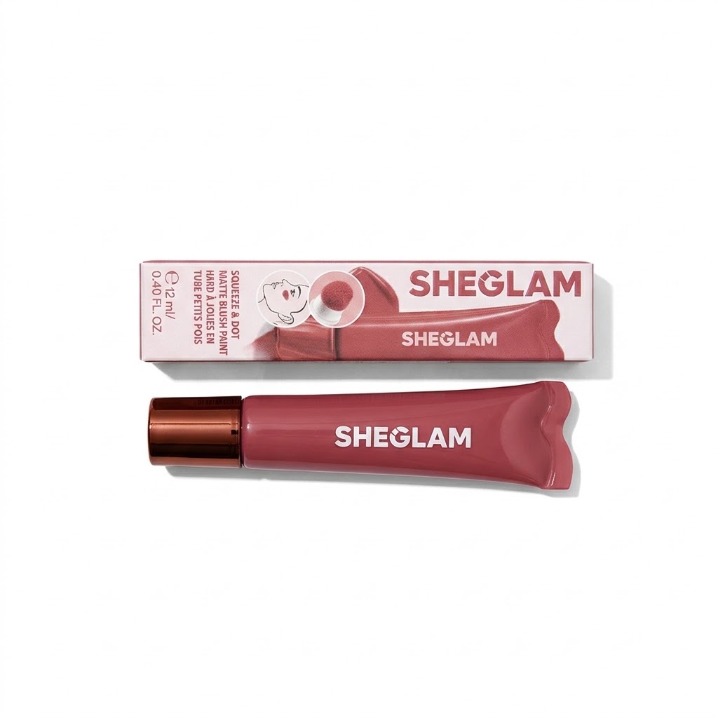 رژگونه کرمی تیوپی مات 12میل شیگلم SHEGLAM رنگ Heart Wish 405