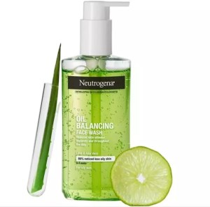 ژل شستشوی صورت لیمو و الوئه ورا نیتروژینا (سبز) Neutrogena