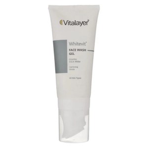 ویتالایر ژل براش شستشوی صورت 200میل مدل وایت ویت مناسب پوست های کدر و مستعد لک Vitalayer