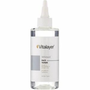 ویتالایر تونر 150میل مدل وایت ویت مناسب پوست های کدر و مستعد لک Vitalayer