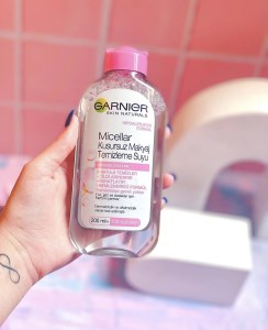 میسلارواتر 200میل صورتی گارنیر مناسب پوست نرمال تا خشک و حساس GARNIeR