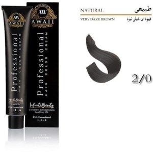 رنگ مو 120 میل اوایی شماره 2/0 طبیعی AWAII