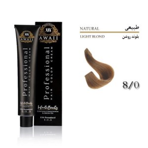 رنگ مو 120 میل اوایی شماره 8/0 طبیعی
