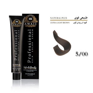 رنگ مو 120 میل اوایی شماره 5/00 طبیعی قوی