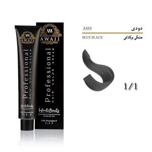 رنگ مو 120 میل اوایی شماره 1/1 دودی