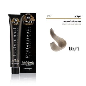 رنگ مو 120 میل اوایی شماره 10/1 دودی