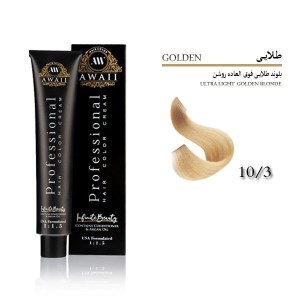 رنگ مو 120 میل اوایی شماره 10/3 طلایی