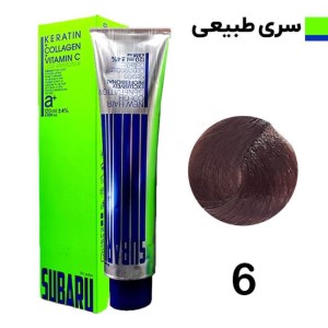 رنگ مو 120 میل المانی سوبارو شماره 6 طبیعی