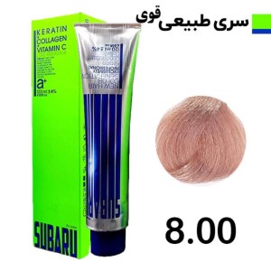 رنگ مو 120 میل المانی سوبارو شماره 8/00 طبیعی قوی
