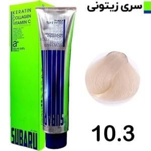 رنگ مو 120 میل المانی سوبارو شماره 10/3 زیتونی