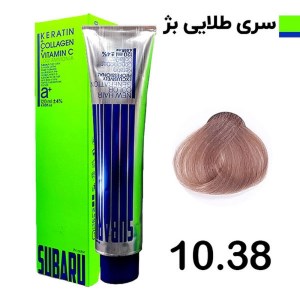 رنگ مو 120 میل المانی سوبارو شماره 10/38 طلایی بژ