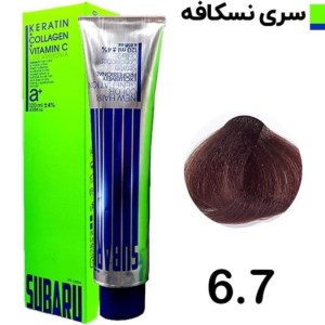 رنگ مو 120 میل المانی سوبارو شماره 6/7 نسکافه ای