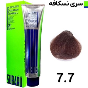 رنگ مو 120 میل المانی سوبارو شماره 7/7 نسکافه ای