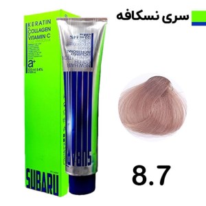 رنگ مو 120 میل المانی سوبارو شماره 8/7 نسکافه ای