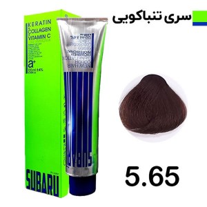 رنگ مو 120 میل المانی سوبارو شماره 5/65 تنباکویی