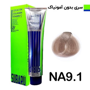 رنگ مو 120 میل المانی سوبارو شماره LA 9/1 بدون آمونیاک